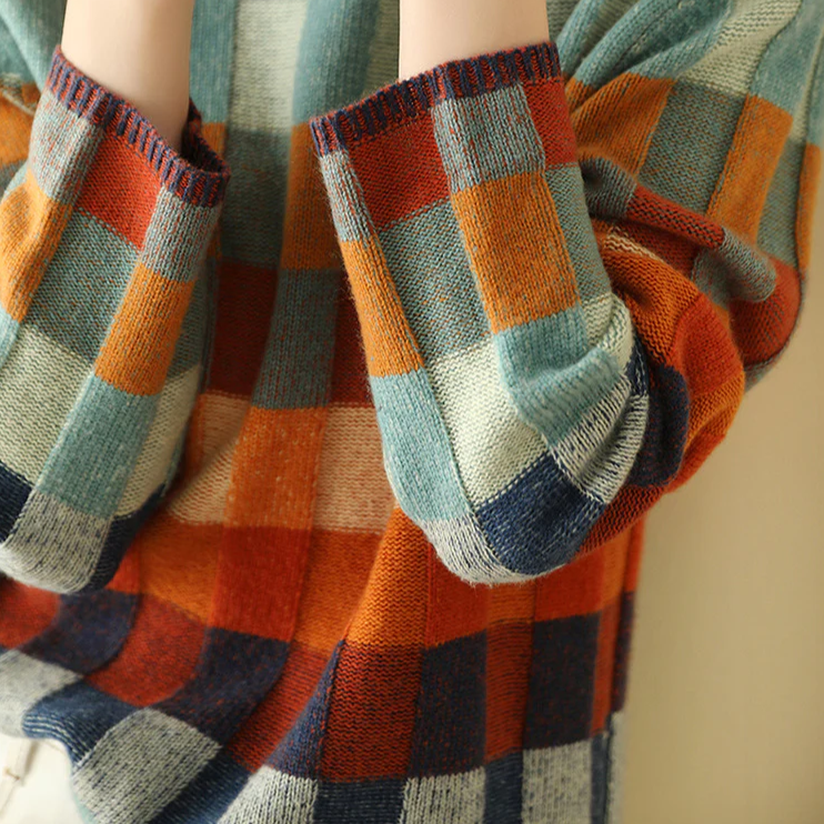 Cashmere Sweater for Women | Elegant Design | Winter | Orange2
