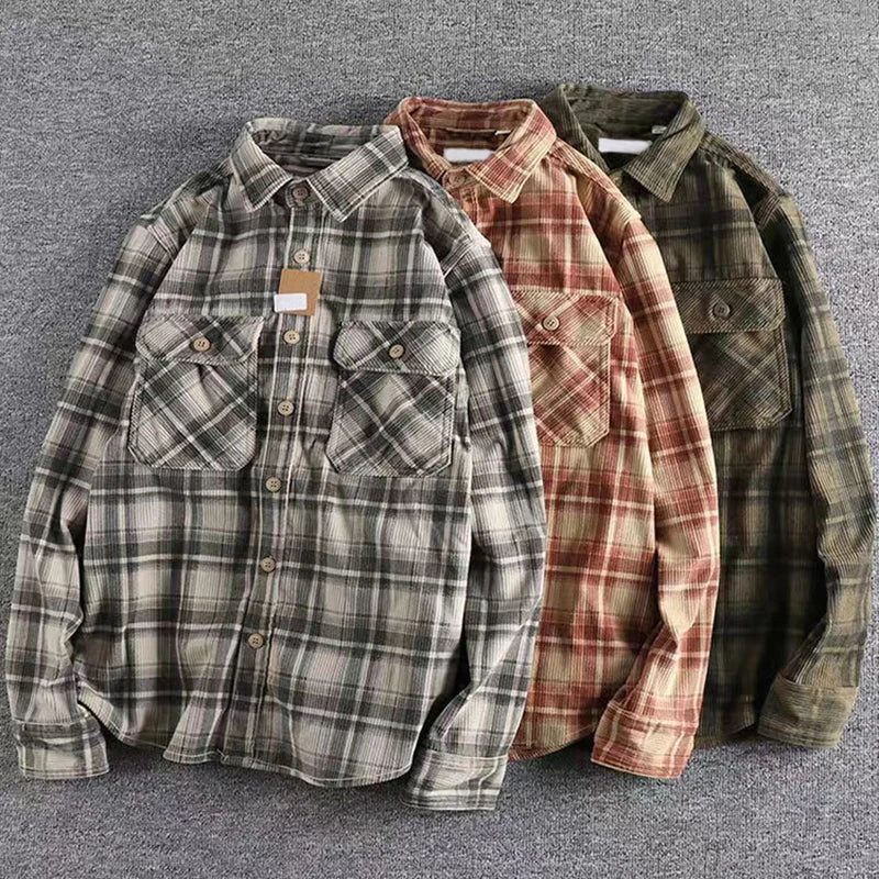 Long Sleeve Shirt for Men | Classic button-front closure | Dark Gray2