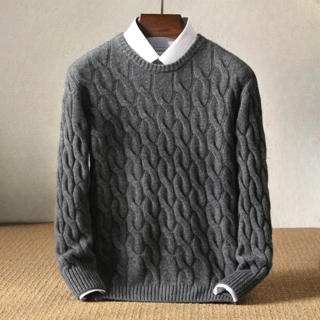Cable Knit Sweater for Men &amp; Women | Classic Fit 2
