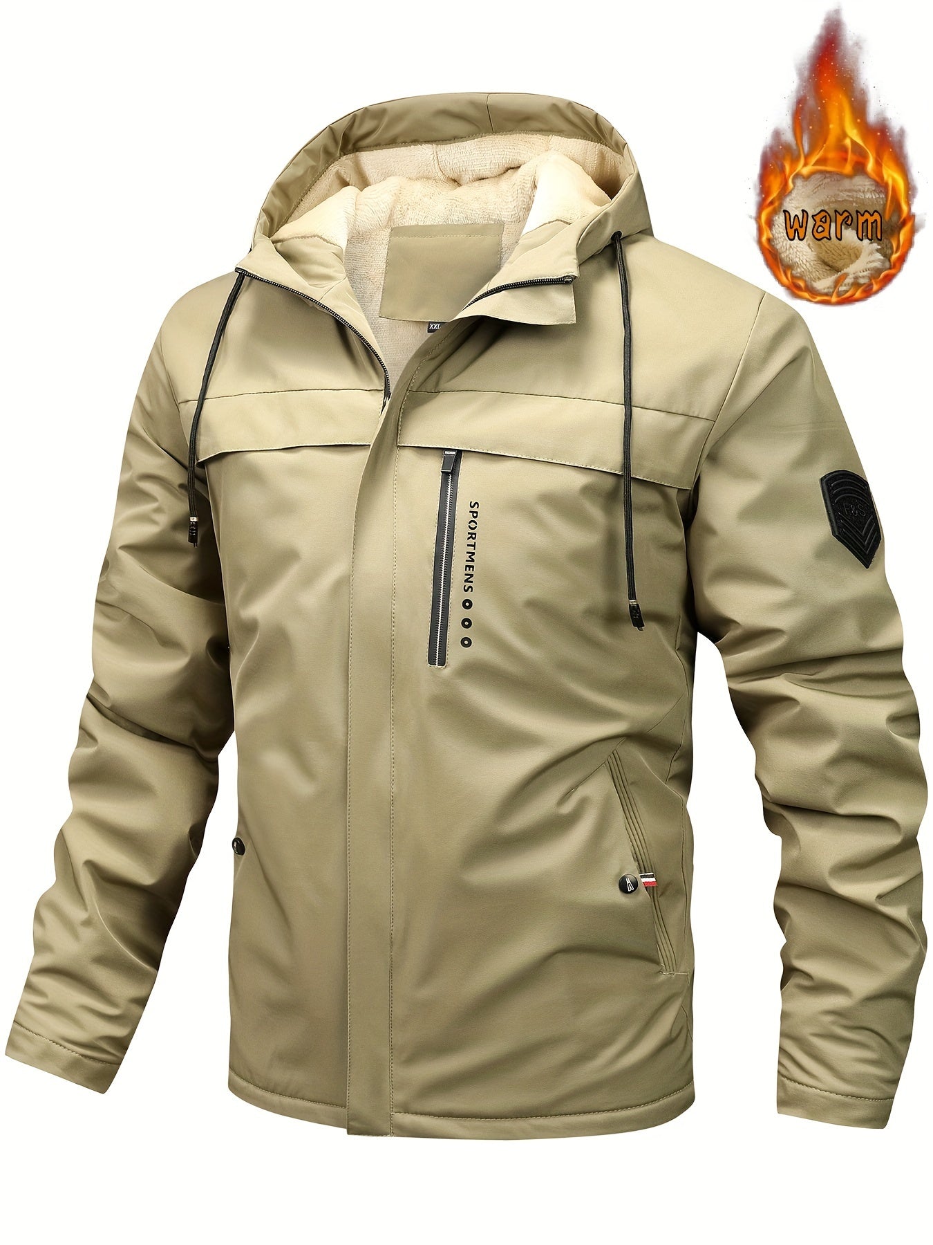 Fleece Jacket for Men | Hooded | Regular Fit | Winter 4
