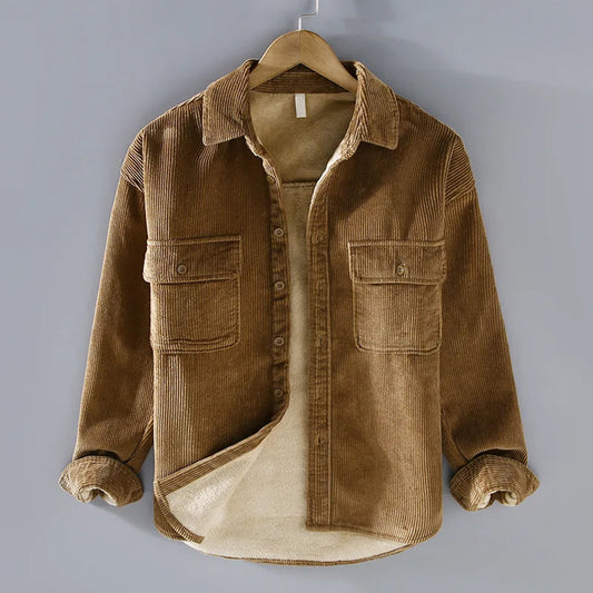 Fleece Jacket for Men & Women | Hip-Length Corduroy 0
