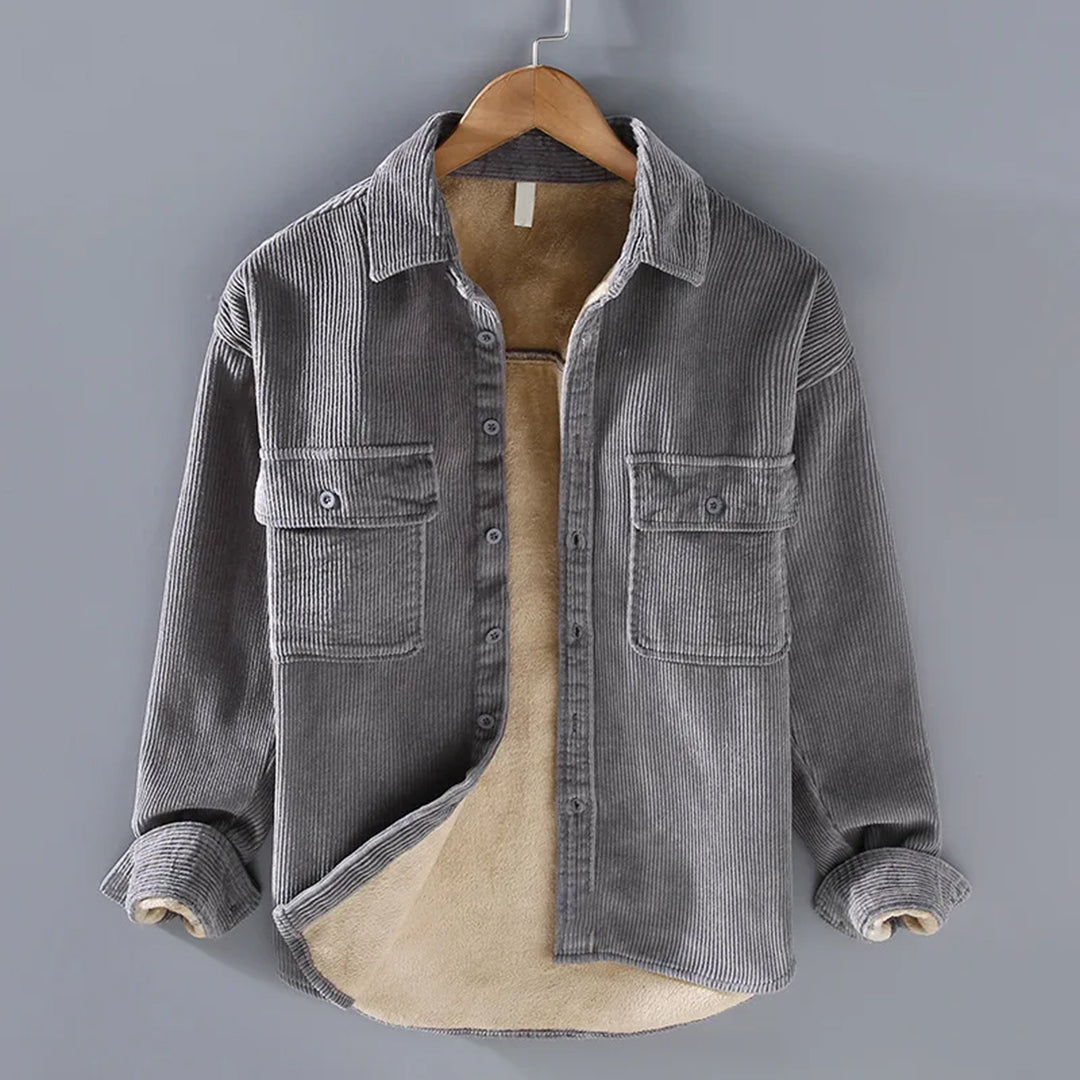 Fleece Jacket for Men & Women | Hip-Length Corduroy 7