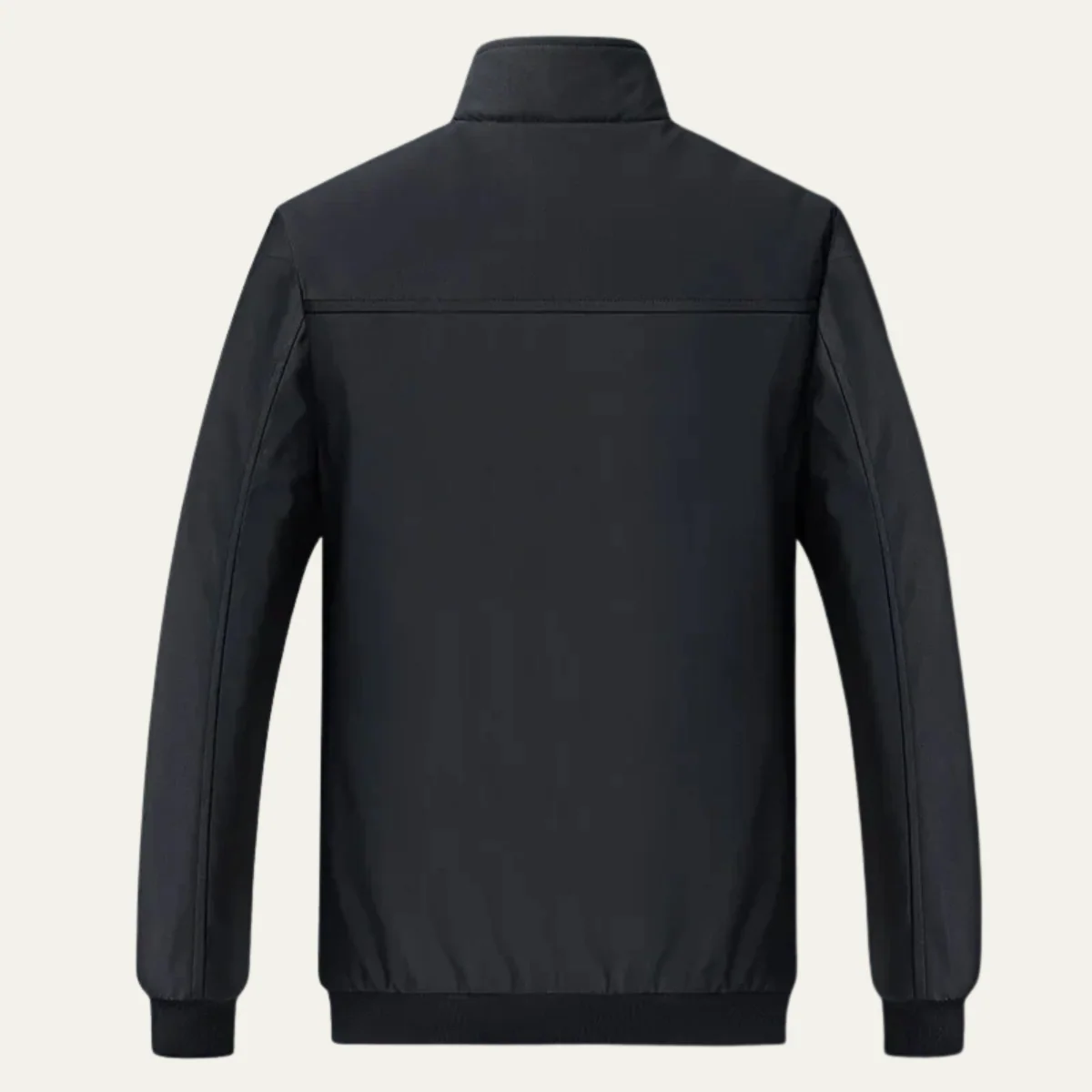 Men's Bomber Jacket, Lined, Zip-Up | Winter | Black1