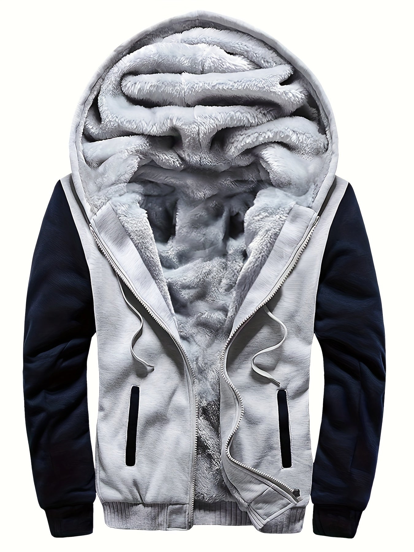 Men's Fleece Jacket | Windproof, Casual | Regular Fit 1
