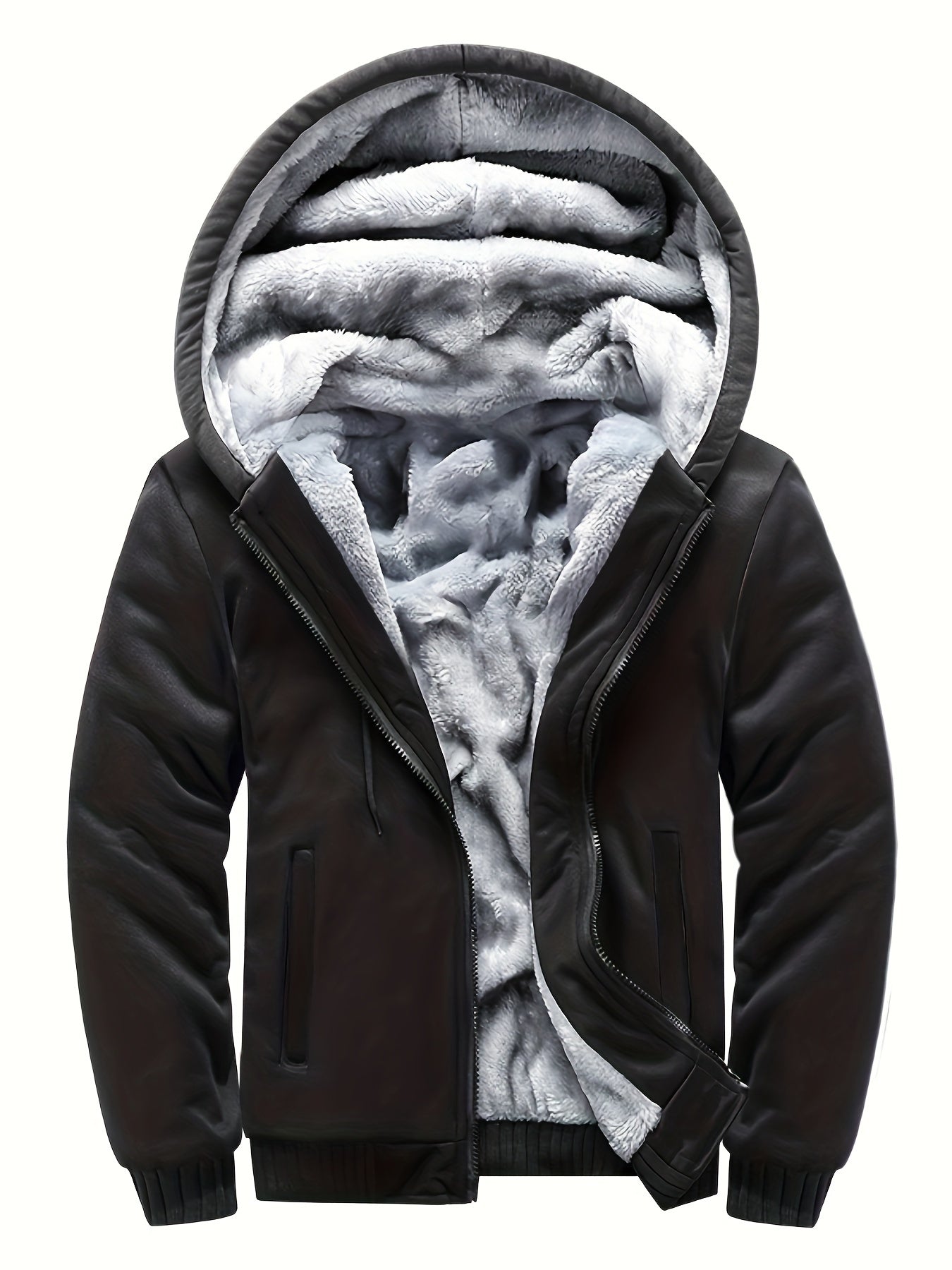 Men's Fleece Jacket | Windproof, Casual | Regular Fit 5