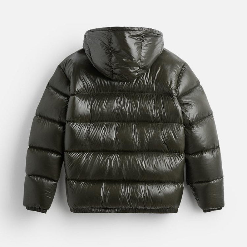 Puffer Jacket for Men, Oversized, Water-Resistant | Winter | Green1