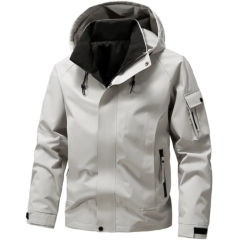 Softshell Jacket for Men | Water-Resistant, Hooded | 1