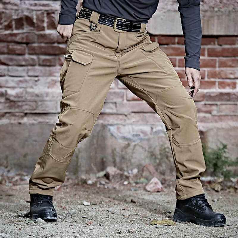 Waterproof softshell winter trousers for men 0