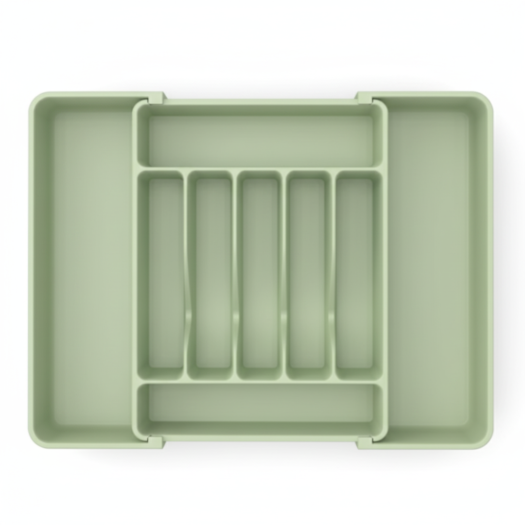 Expandable Silverware Drawer Organizer with 7 to 9 Compartments